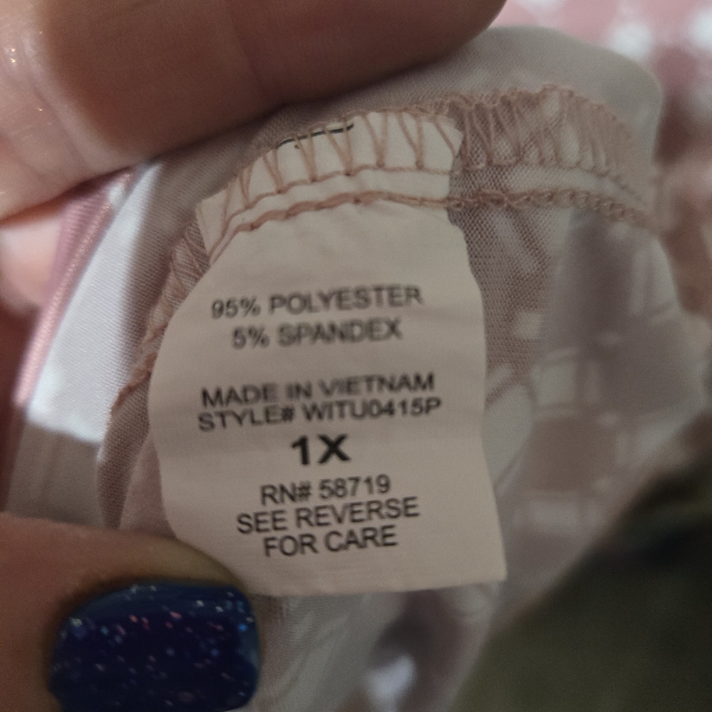 Notations Women's Pink Patterned Top - Picture 4 of 5